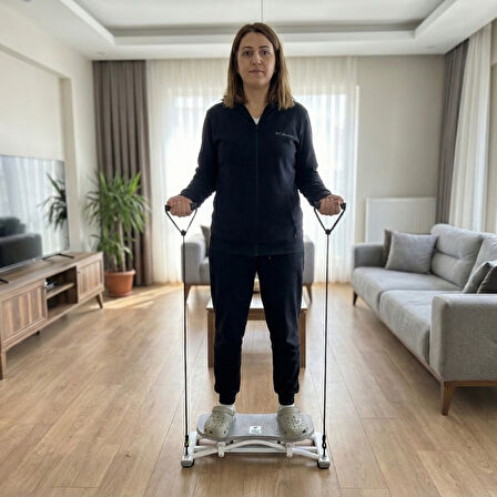 Slider Evde Kaykay Spor Aleti – Dijital Ekranlı Kaydırmalı Fitness Board, 6 Fonksiyonlu