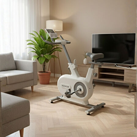 Manyetik Kondisyon Bisikleti – 4 Kg Volan, 120 Kg Kapasite, Uygulamalı, 9 Kademe Direnç, Nabız Ölçer