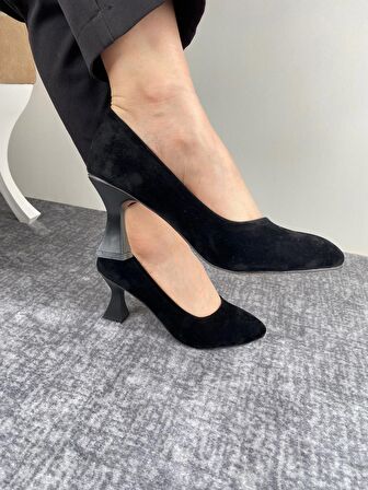 Şampanya Topuk Klasik Stiletto