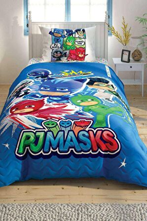 TAÇ PJ MASKS LİSANSLI COMPLETE SET TEK KİŞİLİK