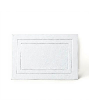 Vionte Banyo Ayak Havlusu | Beyaz | Otel Serisi | 320gr | 50x70