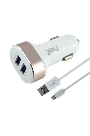 çift Çıkışlı Usb 2 Çıkışlı usb Araba Araç içi çakmaklık Hızlı Kablolu şarj Cihazı soketi Aleti
