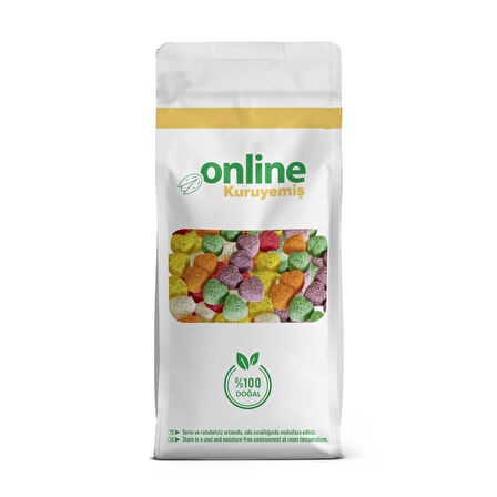 Online Kuruyemiş Jöle Lokum Kalpli 500 gr