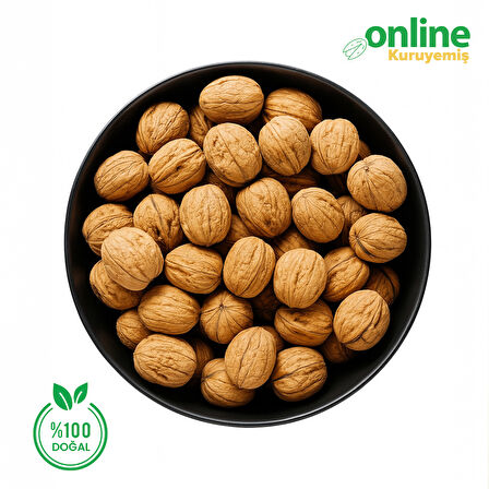 Online Kuruyemiş Kabuklu Ceviz 500 gr (25-30 mm  en) (30-35 mm  yükseklik)