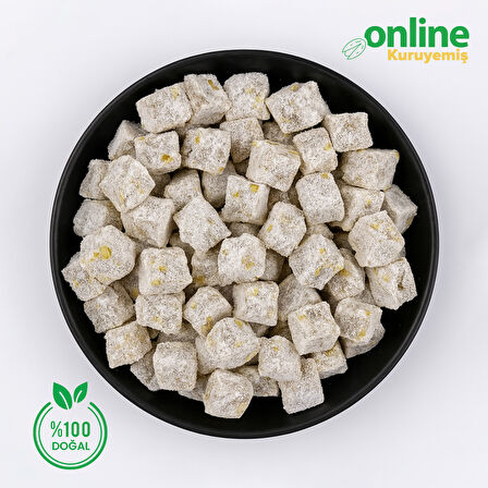 Çifte Kavrulmuş Fındıklı Pudralı Lokum 1000 gr