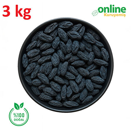 Siyah Üzüm Çekirdekli 3 kg