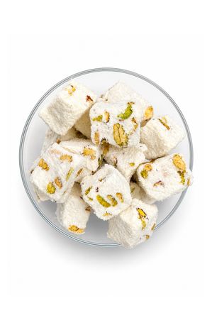 Lokum Hindistan Cevizli Duble Antep Fıstıklı - 500 gr