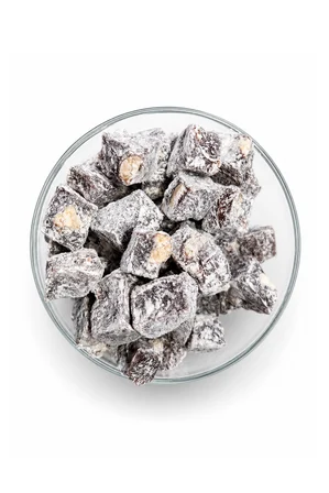 Lokum Çifte Kavrulmuş Fındıklı Pudralı - 500 gr