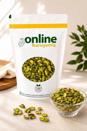 File Antep Fıstığı - Yeşil Boz Fıstık - Yeni Mahsul - 50 gr