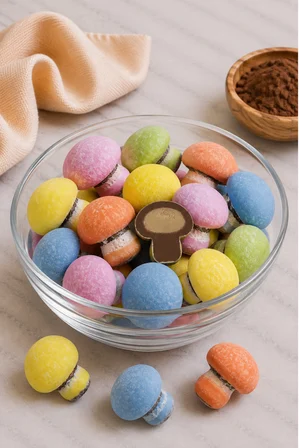 Mantar Renkli Draje 250 g