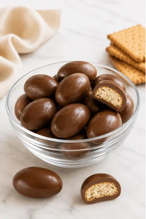 Sütlü Çikolatalı Bisküvi Draje 500 g