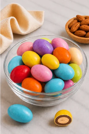 Karışık Renkli Badem Draje 100 g