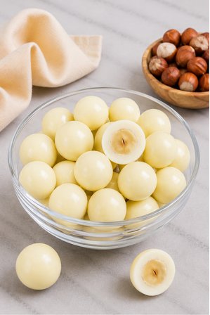 Beyaz Çikolatalı Fındık Draje 250 g