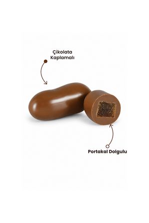 Sütlü Çikolatalı Portakallı Draje 500 g