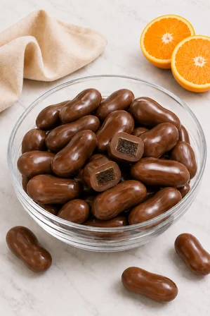 Sütlü Çikolatalı Portakallı Draje 100 g