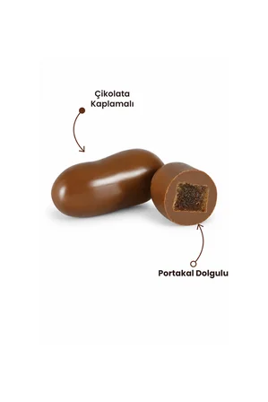 Sütlü Çikolatalı Portakallı Draje 100 g