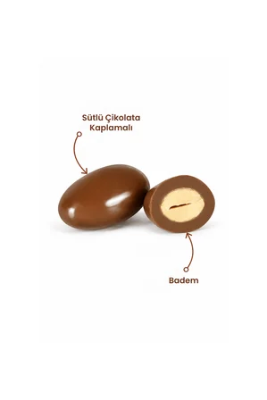 Sütlü Çikolatalı Badem Draje 100 g