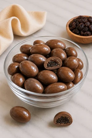 Sütlü Çikolatalı Üzüm Draje 500 g