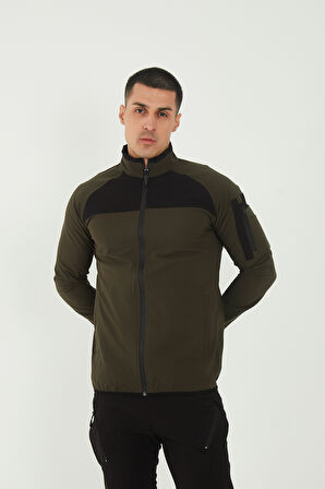 Camp260 Outdoor Tactical Su iticili Erkek Fermuarlı Taktik Sweatshirt