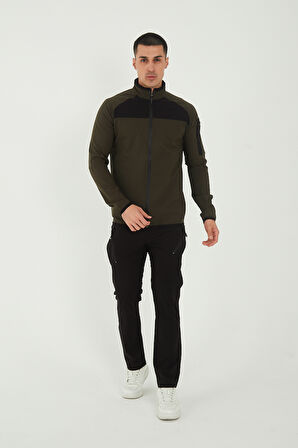 Camp260 Outdoor Tactical Su iticili Erkek Fermuarlı Taktik Sweatshirt