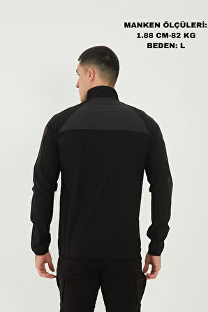 Camp260 Outdoor Tactical Su iticili Erkek Fermuarlı Taktik Sweatshirt