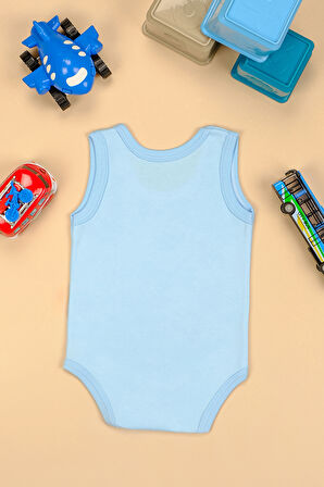 Pamuklu Gebeş Gaplumba Baskılı Çıtçıt Body Zıbın