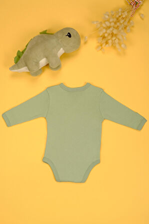 Gebeş Gaplumbağa Baskılı Kruvaze Zıbın