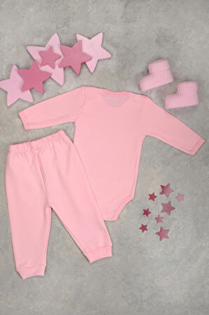 Yaramaz Kedi Baskılı Pamuklu Yumuşak Kız - Erkek Bebek & Çocuk Takım