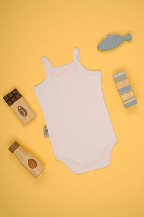 İp Askılı Pamuk Dantel Detaylı Çıt Çıt Zıbın