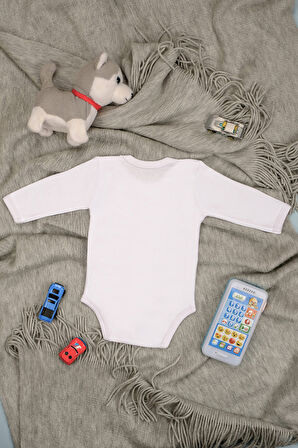 Pamuklu Babasının Prensesi Baskılı Çıtçıt Body Zıbın