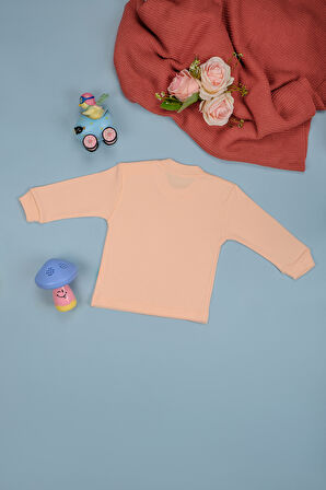 Pamuklu  Uzun Kollı Yumuşak Omuz Çıtçıt Body Zıbın