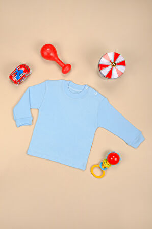 Pamuklu  Uzun Kollı Yumuşak Omuz Çıtçıt Body Zıbın