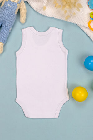 Pamuklu Gebeş Gaplumba Baskılı Çıtçıt Body Zıbın