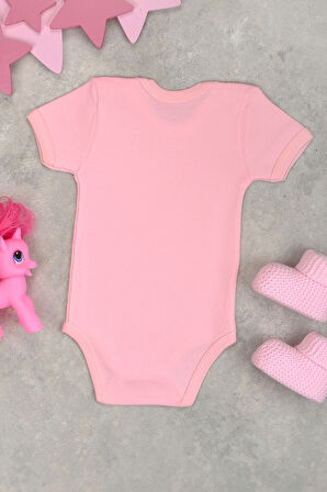 Pamuklu Uykucu Kedi Baskılı Kısa Kollu Çıtçıt Body Zıbın