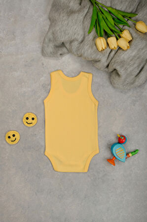 Pamuklu Kalın Askılı Yumuşak Çıtçıt Body Zıbın