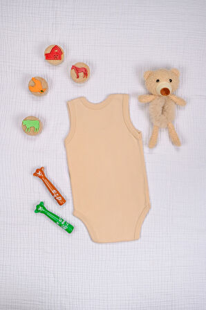 Pamuklu Kalın Askılı Yumuşak Çıtçıt Body Zıbın