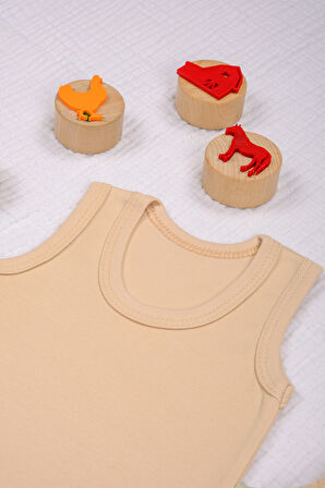 Pamuklu Kalın Askılı Yumuşak Çıtçıt Body Zıbın