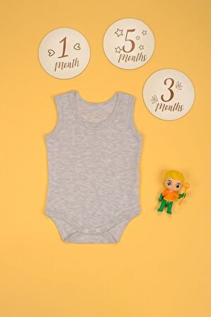 Pamuklu Kalın Askılı Yumuşak Çıtçıt Body Zıbın