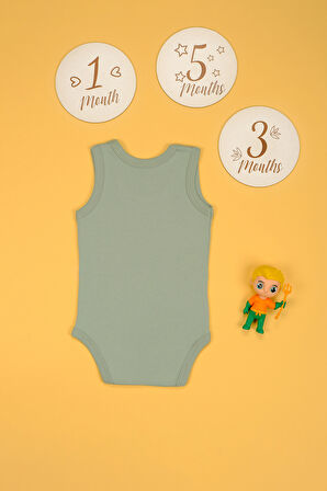 Pamuklu Kalın Askılı Yumuşak Çıtçıt Body Zıbın