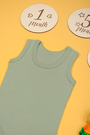 Pamuklu Kalın Askılı Yumuşak Çıtçıt Body Zıbın