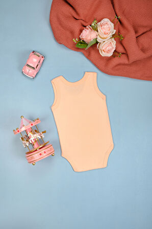 Pamuklu Kalın Askılı Yumuşak Çıtçıt Body Zıbın