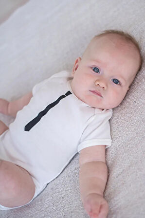 Kravat Baskılı Omuz Çıt Çıt Zıbın