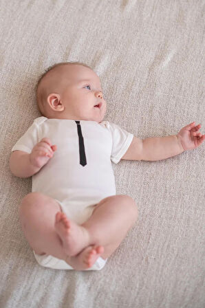 Kravat Baskılı Omuz Çıt Çıt Zıbın