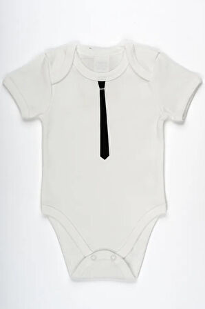 Kravat Baskılı Omuz Çıt Çıt Zıbın