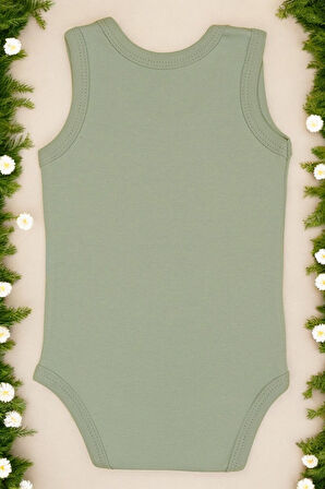 Mama Canavarı Baskılı Pamuk Atlet Zıbın