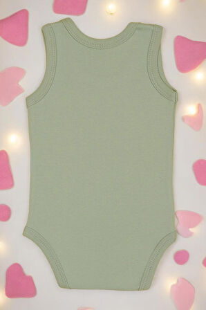 Baba Aynı Kadına Aşığız Baskılı Pamuk Atlet Zıbın