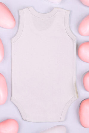 Baba Aynı Kadına Aşığız Baskılı Pamuk Atlet Zıbın