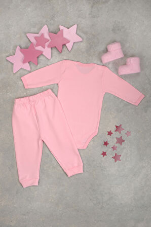 %100 Pamuklu Squid Game Baskılı Kız - Erkek Bebek & Çocuk Takım