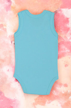 %100 Pamuk Hala Sevgisi Baskılı Omuz Çıt Çıt Zıbın