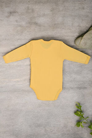 %100 Pamuk Bu Tatlılık Şaka mı Baskılı Omuz Çıt Çıt Zıbın